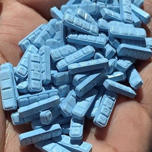 Blue Xanax Bar